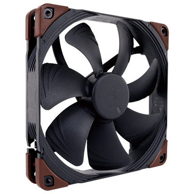 Product Case Fan 14cm Noctua NF-A14 industrialPPC-2000 Black, Brown base image