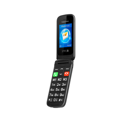 Product Κινητό MaxCKruger & Matz KM0930 6,1 cm (2,4") 98 g Black Feature phone Αγγλικό Μενού base image