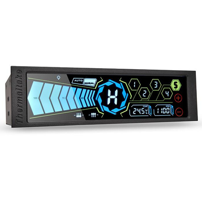 Product Front Panel Thermaltake AC-010-B51NAN-A1 fan speed controller 5 channels Black 14 cm (5.5") base image