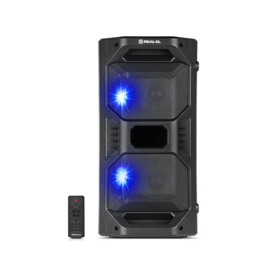 Product Karaoke Real-El X-757 with LED RGB Backlight, 50 W, Black base image