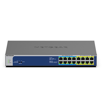 Product Network Switch Netgear GS516UP Unmanaged Gigabit Ethernet (10/100/1000) (PoE) Grey base image