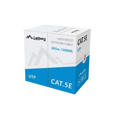 Product Καλώδιο Δικτύου Lanberg UTP KAT.5E 305M CCA BLAU base image