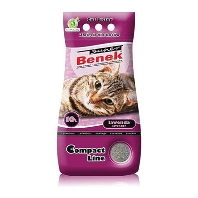 Product 'Αμμος Γάτας Certech Super Benek Compact Lavender - Clumping 10 l base image
