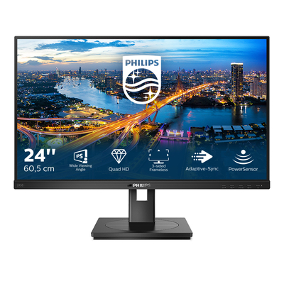 Product Monitor 23.8" Philips B Line 245B1/00 LED 60.5 cm 2560 x 1440 pixels Quad HD Black base image