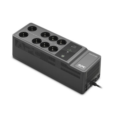 Product UPS APC Back-650VA 230V 1 USB charging port - (Offline-) USV Standby (Offline) 0.65 kVA 400 W 8 AC outlet(s) base image