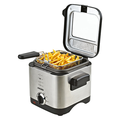 Product Φριτέζα Mesko Home MS 4910 fryer Single 1.5 L 900 W Black, Satin steel base image