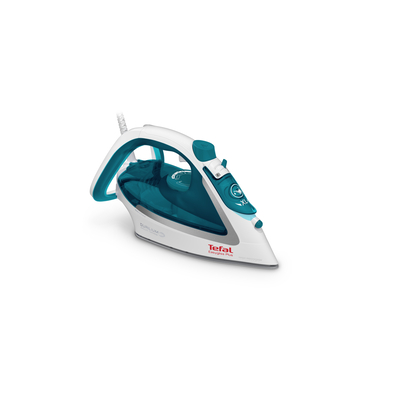 Product Ατμοσίδερο Tefal EasyGliss Plus FV5718 Dry & Durilium soleplate 2400 W Turquoise, White base image