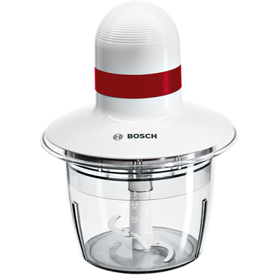 Product Πολυκόπτης Bosch MMRP1000 0.8 L 400 W Red, Transparent, White base image