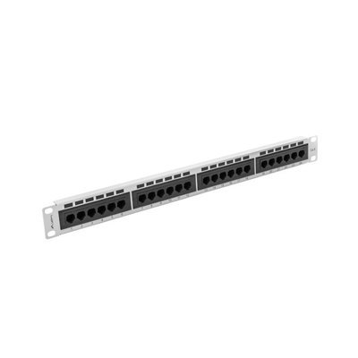 Product Patch Panel Lanberg 24 port 1U cat.6 UTP gray PPU6-1024-S base image