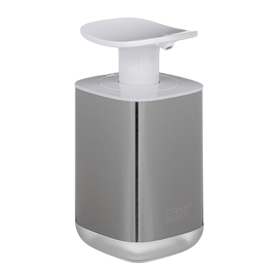 Product Soap Dispenser Κουζίνας Joseph Joseph Presto Steel 0.35 L Stainless steel, White base image