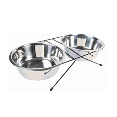 Product Ταΐστρα Trixie 24833 Dog Pet combination feeder & waterer 2x1.8 l base image