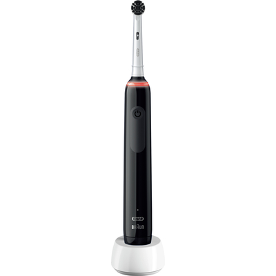 Product Ηλεκτρική Οδοντόβουρτσα Oral-B Pro 3 3000 PureClean Adult Oscillating Black, White base image