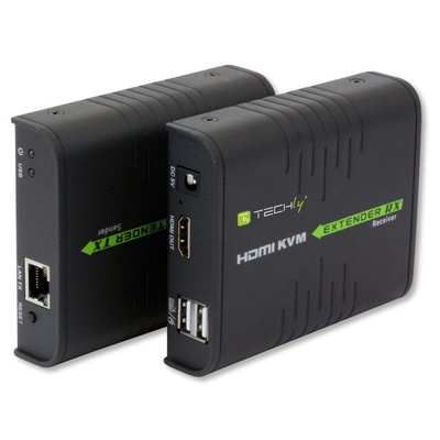 Product KVM Extender Techly IDATA HDMI-KVM2 Transmitter & receiver base image
