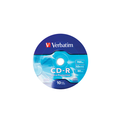 Product CD-R Verbatim 52X 700MB 10PK OPS Wrap EP 10 pc(s) base image