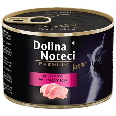 Product Υγρή Τροφή Γάτας Dolina Noteci Premium Junior for kittens rich in turkey 185g base image