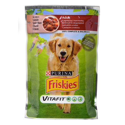 Product Υγρή Τροφή Σκύλων Purina Friskies Adult - Lamb and Carrot - 100 g base image