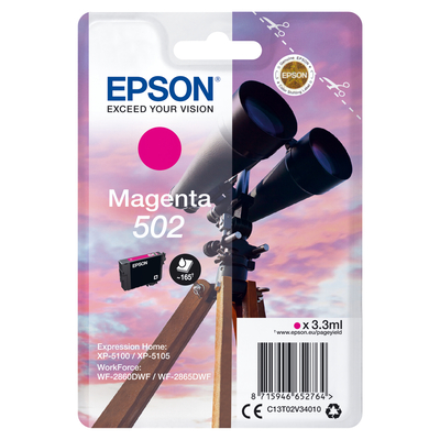 Product Μελάνι Epson Singlepack Magenta 502 Ink base image