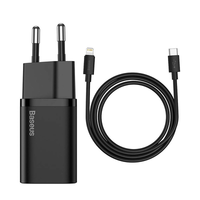 Product Φορτιστής Πρίζας Baseus TZCCSUP-B01 Black Indoor base image