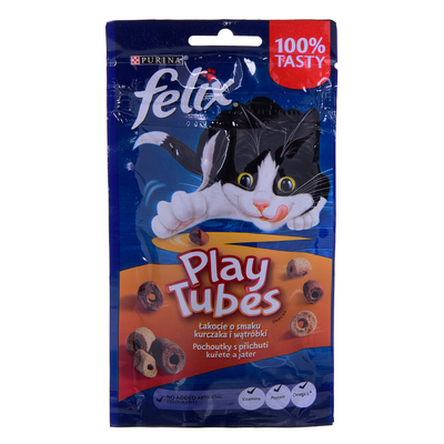 Product Υγρή Τροφή Γάτας Felix Play Tubes Chicken, Liver - 50 g base image