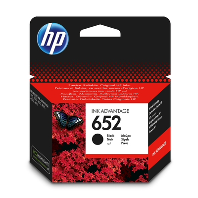 Product Μελάνι HP 652 Original Black base image