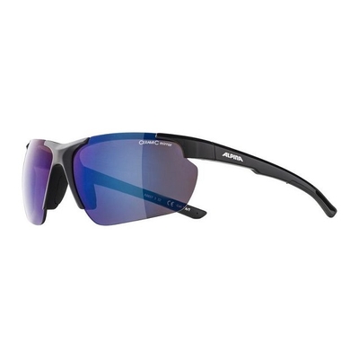 Product Γυαλιά Ποδηλασίας Alpina DEFEY HR colour Black Glass Blue MIRROR Cat.3 base image