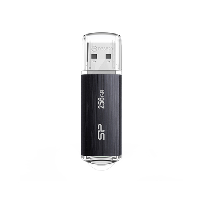 Product USB Flash 256GB Silicon Power Blaze B02 Pendrive Typu-A 3.2 Gen 1 (SP256GBUF3B02V1K) Black base image
