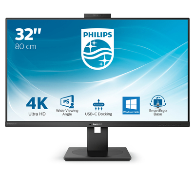 Product Monitor 31.5" Philips P Line 329P1H/00 LED display 80 cm 3840 x 2160 pixels 4K Ultra HD Black base image