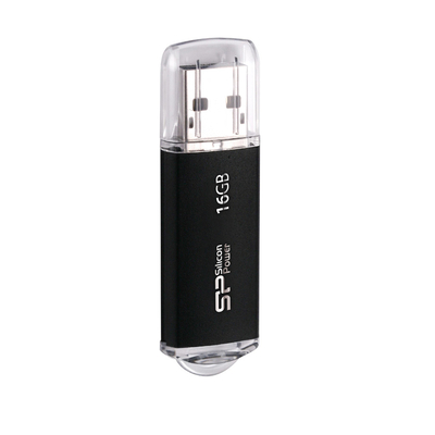 Product USB Flash 16GB Silicon Power Ultima Type-A 2.0 Black base image