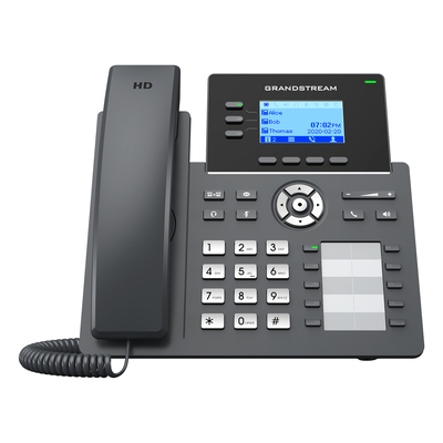 Product Ενσύρματο Τηλέφωνο IP Grandstream Networks GRP2604P Black 3 lines LCD base image