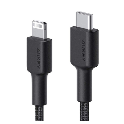 Product Καλώδιo USB Aukey CB-CL03 Quick Charge USB C-Lightning 2m Black base image