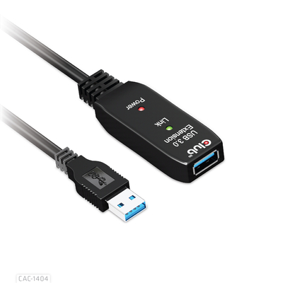 Product Καλώδιo USB Club 3D USB 3.2 Gen1 Active Repeater 5m/ 16.4 ft M/F 28AWG base image
