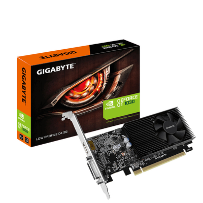 Product Κάρτα Γραφικών Gigabyte GV-N1030D4-2GL NVIDIA GeForce GT 1030 2GB GDDR4 base image