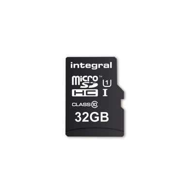 Product Κάρτα Μνήμης MicroSDHC 32GB Integral CL10 90 MB/S + ADAPTER SMARTPHONE & TABLET base image