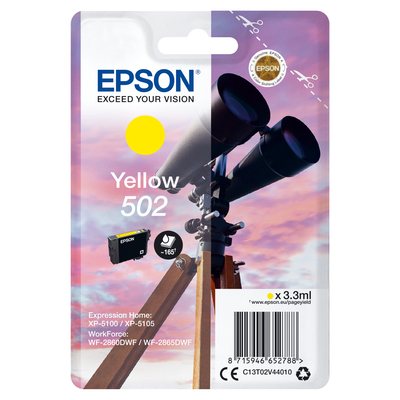 Product Μελάνι Epson Singlepack Yellow 502 Ink base image
