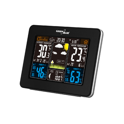 Product Μετεωρολογικός Σταθμός Greenblue 46004 Black Battery base image