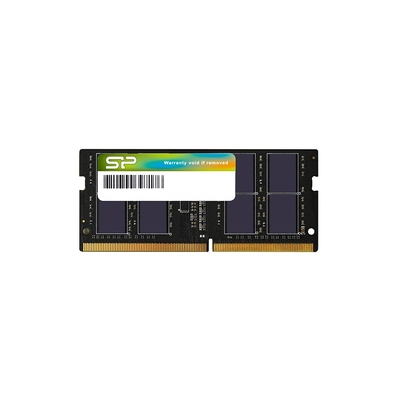 Product Μνήμη RAM Φορητού DDR4 16GB Silicon Power SODIMM 3200 MHz CL22 (SP016GBSFU320X02) Black base image