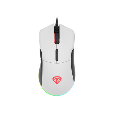 Product Ποντίκι Gaming Ενσύρματο Genesis Krypton 290 6400DPI RGB white base image