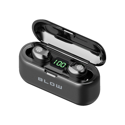 Product Bluetooth Ακουστικά Blow Earbuds BTE200 BLACK power bank 2000Mah base image