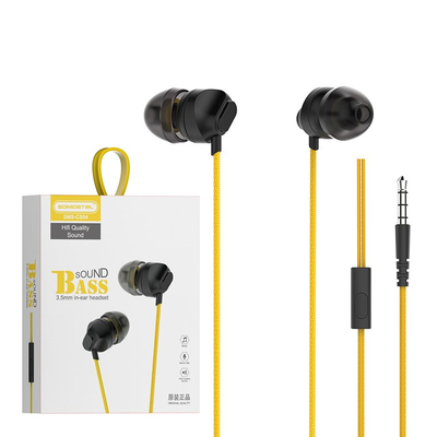 Product Handsfree Ακουστικά Somostel JACK 3.5 '' YELLOW EAR SMS-CS04 SOUND BASS base image