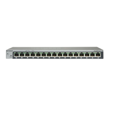 Product Network Switch Netgear GS116 Unmanaged Gray base image