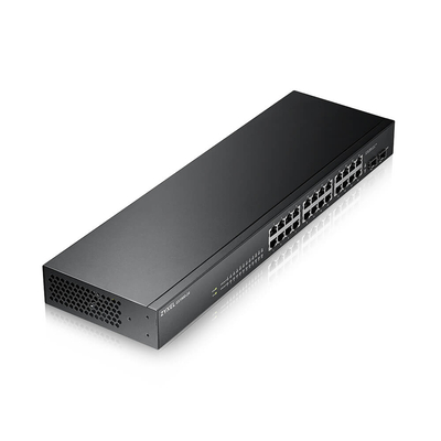 Product Network Switch Zyxel GS-1900-24 v2 Managed L2 Gigabit Ethernet (10/100/1000) 1U Black base image