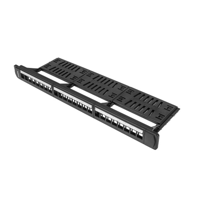 Product Patch panel Lanberg PPKS-1124-B 1U base image