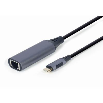 Product Αντάπτορας Δικτύου USB Gembird A-USB3C-LAN-01 type-C space grey, 0.15m base image