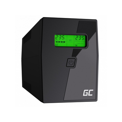 Product UPS Green Cell UPS02 Line-Interactive 800 VA 480 W 2 AC outlet(s) base image