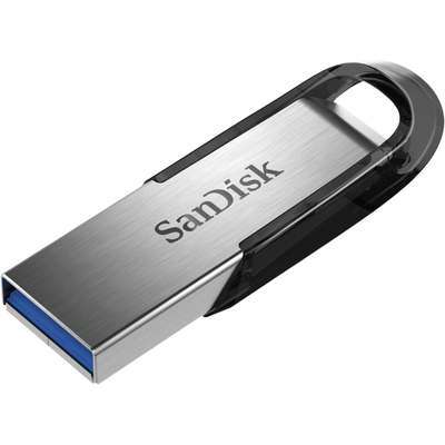 Product USB Flash 64GB SanDisk ULTRA FLAIR Type-A 3.0 Black, Silver base image
