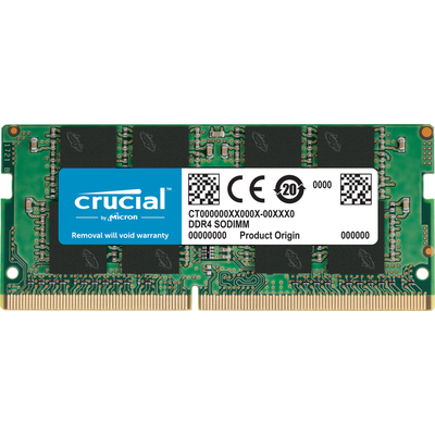 Product Μνήμη RAM Φορητού DDR4 16GB Crucial CT16G4SFRA32A 1 x 16GB 3200 MHz base image