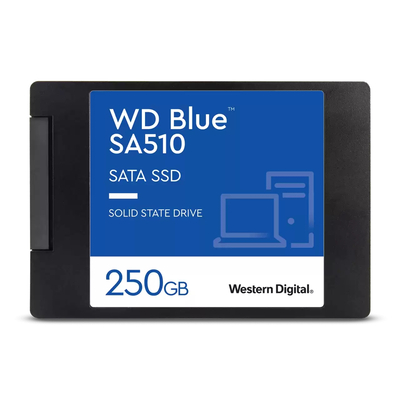 Product Σκληρός Δίσκος SSD 250GB Western Digital Blue SA510 2.5" Serial ATA III base image