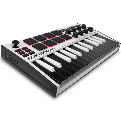 Product Midi Controller Akai MPK Mini MK3 Pad USB Black, White base image