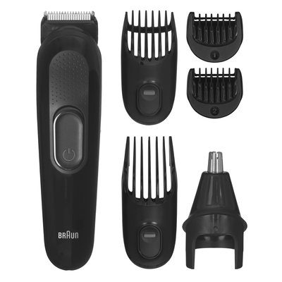Product Κουρευτική Μηχανή Braun 6-in-1 MGK3220 Men Beard Trimmer, Face, Ear & Nose Trimmer & Hair Clipper, Black base image