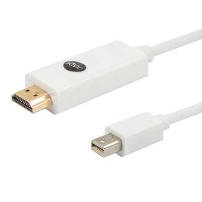 Product Καλώδιο mini DisplayPort Savio CL-83 1.8 m HDMI White base image